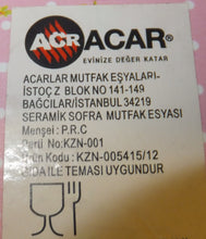 Lade das Bild in den Galerie-Viewer, 6er Set MOCCA KAFFEEGETRÄNKE SERVIER GESCHENKESET - Keramik / Steingut & Hartglas, Flora Rosen Blumenblüten Tiere Schmetterlinge Abstrakt Linien Motiv Dekor (BC)