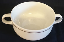 Lade das Bild in den Galerie-Viewer, SUPPENTASSE - Porzellan, Klassisch Linien Streifen Strich Motiv Dekor