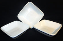 Lade das Bild in den Galerie-Viewer, SALAT BEILAGENSCHALE - Porzellan, Breiter Linien Rand Motiv Dekor (BC) (G)