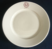 Lade das Bild in den Galerie-Viewer, SPEISETELLER - Porzellan, Festhallen Gaststätten Betriebe Frankfurt aM Aufschrift Adler Motiv Dekor