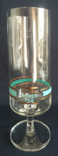 Lade das Bild in den Galerie-Viewer, 2er Set PILS GETRÄNKEGLÄSER - Hartglas, Linien Streifen Binding Römer Pils Aufschrift Motiv Dekor