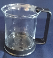 Lade das Bild in den Galerie-Viewer, TEETASSE - Hartglas & Kunststoff, Modernes Zweifärbiges Motiv Design Dekor (nBC)