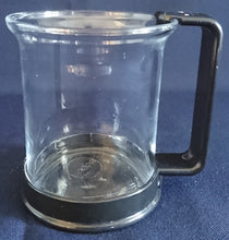 Lade das Bild in den Galerie-Viewer, 2er Set TEETASSEN - Hartglas & Kunststoff, Modernes Zweifärbiges Motiv Design Dekor