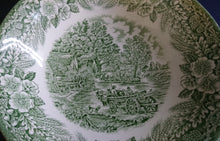 Lade das Bild in den Galerie-Viewer, BEILAGEN~ SERVIERSCHÜSSEL - Keramik / Steingut, Flora Blüten Pflanzen Bauernhof Kutschenwagen Natur Motiv Dekor