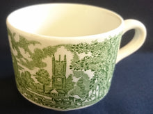 Lade das Bild in den Galerie-Viewer, 2er KAFFEEGEDECK - Keramik / Steingut, Flora Natur Landschaft Haus Häuser Baum Bäume Motiv Dekor