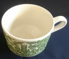 Lade das Bild in den Galerie-Viewer, 2er Set KAFFEETASSEN - Keramik / Steingut, Flora Natur Landschaft Haus Häuser Baum Bäume Motiv Dekor