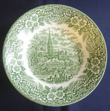 Lade das Bild in den Galerie-Viewer, 2er Set SUPPENTELLER - Keramik / Steingut, Flora Blüten Landwirtschaft Acker Feld Kirche Motiv Dekor