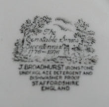 Lade das Bild in den Galerie-Viewer, 2er Set SUPPENTELLER - Keramik / Steingut, Flora Blüten Landwirtschaft Acker Feld Kirche Motiv Dekor