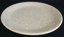 Lade das Bild in den Galerie-Viewer, 2er Set SPEISETELLER - Keramik / Steingut, Gesprenkeltes Punkte Tupfen Motiv Dekor