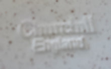 Lade das Bild in den Galerie-Viewer, UNTERTASSE - Keramik / Steingut, Flora Pflanze Blatt Blätter Gesprenkeltes Abstrakt Motiv Dekor