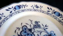 Lade das Bild in den Galerie-Viewer, 2er Set DESSERTTELLER - Acrylglas, Zwiebelmuster Gewellter Rand Relief Motiv Dekor