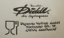 Lade das Bild in den Galerie-Viewer, KAFFEETASSE - Keramik / Steingut, Diddl Blumenantrag Ähm, d d die ist fffüa dich Aufschrift Motiv Dekor