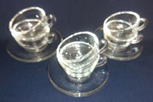 Lade das Bild in den Galerie-Viewer, 12 Teiliges MOCCASERVICE - Hartglas, Einfärbiges Klares Moderne Form Motiv Dekor