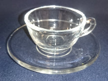 Lade das Bild in den Galerie-Viewer, MOCCA~ KAFFEETASSE - Hartglas, Einfärbiges Klares Moderne Form Motiv Dekor