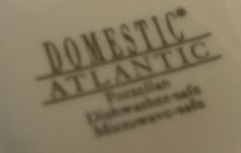 Lade das Bild in den Galerie-Viewer, 2er KAFFEEGEDECK "Atlantic" - Porzellan, Balken Linien Rechtecke Striche Motiv Dekor