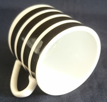 Lade das Bild in den Galerie-Viewer, ESPRESSOTASSE "Cafissimo" - Porzellan, Balken Streifen Linien Motiv Dekor