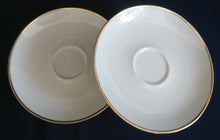 Lade das Bild in den Galerie-Viewer, 2er Set 2er Teegedecke - Porzellan, Goldrand Klassisch Motiv Dekor