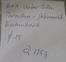 Lade das Bild in den Galerie-Viewer, 2er Set UNTERTASSE - Porzellan, Goldrand Klassisch Motiv Dekor