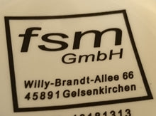 Lade das Bild in den Galerie-Viewer, KAFFEETASSE - Porzellan, Abstrakt Flecken Zeichen Karo Symbole Linien Striche Motiv Dekor