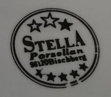 Lade das Bild in den Galerie-Viewer, 2er Set SUPPENTELLER - Porzellan, Abstrakter Nachthimmel Zeichen Rand Dekor Motiv