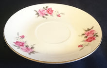 Lade das Bild in den Galerie-Viewer, 2er TEEGEDECK - Porzellan, Goldrand Flora Rosenblumen Blüten Motiv Dekor