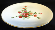 Lade das Bild in den Galerie-Viewer, DESSERTTELLER - Porzellan, Goldrand Flora Rosenblumen Blüten Pflanzen Bouquet Motiv Dekor