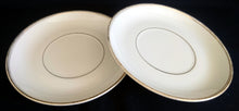 Lade das Bild in den Galerie-Viewer, 12 Teiliges KAFFEESERVICE - Porzellan, Goldrand Klassisch Linien Motiv Dekor