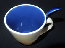 Lade das Bild in den Galerie-Viewer, 2er Set KAFFEETASSEN & LÖFFEL - Keramik / Steingut, Klassisch Modern Zweifärbiges Dekor