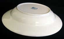 Lade das Bild in den Galerie-Viewer, SUPPENTELLER - Porzellan, Indisch Blau Strohblumen Motiv Dekor