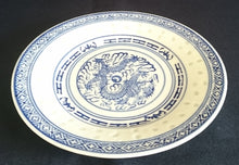 Lade das Bild in den Galerie-Viewer, SUPPENTASSEN UNTERTELLER - Porzellan, Chinesisches Abstraktes Rand Linien Drachen Punkte Relief Motiv Dekor