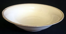 Lade das Bild in den Galerie-Viewer, BEILAGENSCHÜSSEL - Goldrand Schleifen Kreise Punkte Motiv Dekor (BC)