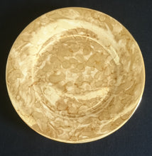 Lade das Bild in den Galerie-Viewer, 3er KAFFEEGEDECK - Porzellan, Goldrand Perlmut Abstrakt Batik Motiv Dekor