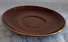 Lade das Bild in den Galerie-Viewer, 2er Set ESPRESSO UNTERTASSEN - Porzellan, Goldrand Ländlicher Garten Stil Motiv Dekor