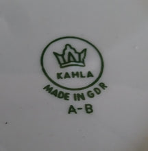 Lade das Bild in den Galerie-Viewer, BEILAGEN~ SERVIERTELLER - Keramik / Steingut, Doppelter Gold Relief Innen & Außen Linien Rand Motiv Dekor (BC)