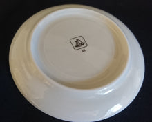 Lade das Bild in den Galerie-Viewer, SAMMELTELLERCHEN UNTERSETZER - Porzellan, Stadt Bingen Gebäude Haus Häuser Kirche Burg Aufschrift Motiv Dekor (BC)