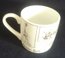 Lade das Bild in den Galerie-Viewer, 2er ESPRESSO KAFFEEGEDECK "African Spirit" - Porzellan, African Spirit Aufschrift Fauna Tierspuren Zebra Giraffe Nashorn Löwe Elefant Motiv Dekor