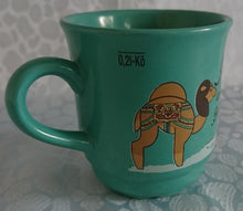 Lade das Bild in den Galerie-Viewer, GLÜHWEINTASSE - Keramik / Steingut, Rotenburg an der Fulda Weihnachtsmarkt 2001 Aufschrift Fachwerkhaus Häuser Schnee Motiv Dekor