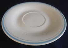 Lade das Bild in den Galerie-Viewer, UNTERTASSE - Porzellan, Doppelter Linien Dekorrand Motiv Dekor