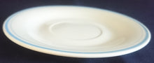 Lade das Bild in den Galerie-Viewer, UNTERTASSE - Porzellan, Doppelter Linien Dekorrand Motiv Dekor