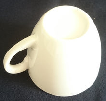 Lade das Bild in den Galerie-Viewer, 2er MOCCA KAFFEEGEDECK - Porzellan, Einfärbiges Gastronomisches Motiv Dekor