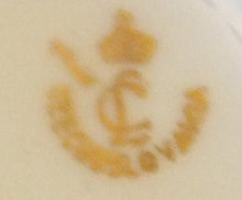 Lade das Bild in den Galerie-Viewer, KINDERTASSE - Porzellan, Goldrand Fauna Tiere Pelikan Löwe Katze Motiv Dekor (BC)