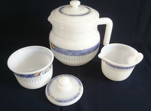 Lade das Bild in den Galerie-Viewer, ZUCKERDOSE MIT DECKEL "USA Home Set" - Acrylglas, Abstrakt Wolken Schleier Batik Zeichen Symbol Motiv Dekor