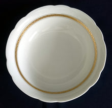 Lade das Bild in den Galerie-Viewer, 2er Set BEILAGENSCHÜSSEL - Porzellan, Abstrakt Flora Blatt Blätter Ranken Gewölbter Rand Motiv Dekor