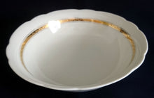 Lade das Bild in den Galerie-Viewer, 2er Set BEILAGENSCHÜSSEL - Porzellan, Abstrakt Flora Blatt Blätter Ranken Gewölbter Rand Motiv Dekor