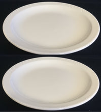 Lade das Bild in den Galerie-Viewer, 2er Set DESSERTTELLER - Porzellan, Einfärbiges Gastronomisches Motiv Dekor