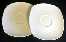 Lade das Bild in den Galerie-Viewer, 2er Set UNTERTASSEN - Porzellan, Gastronomische Einfärbiges Motiv Dekor