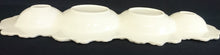 Lade das Bild in den Galerie-Viewer, BEILAGEN~ SCHALENTABLETT (4 Kammer) - Porzellan, Flora Rosenblüten Relief Motiv Dekor