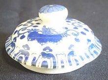 Lade das Bild in den Galerie-Viewer, BEHÄLTERDECKEL - Porzellan, Typisch China Blau Motiv Dekor