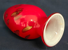 Lade das Bild in den Galerie-Viewer, BLUMENVASE - Hartglas, Ovale Steine Geröll Brocken Motiv Dekor, Murano Style