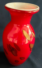 Lade das Bild in den Galerie-Viewer, BLUMENVASE - Hartglas, Ovale Steine Geröll Brocken Motiv Dekor, Murano Style